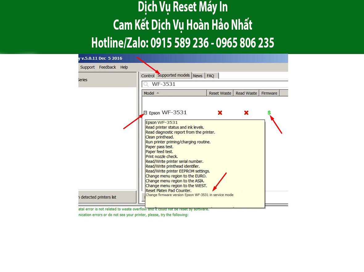 Key Firmware May In Epson WF-3531 Step 1